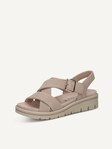 Selected, Caprice, Leather Sandal - beige SAND SUEDE