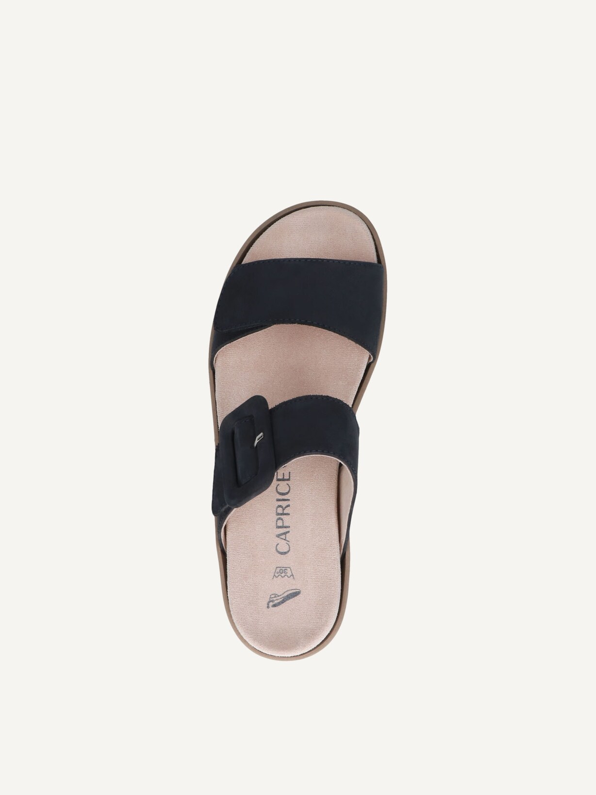 Caprice, Mule en cuir - bleu OCEAN NUBUC, image 4 sur 5