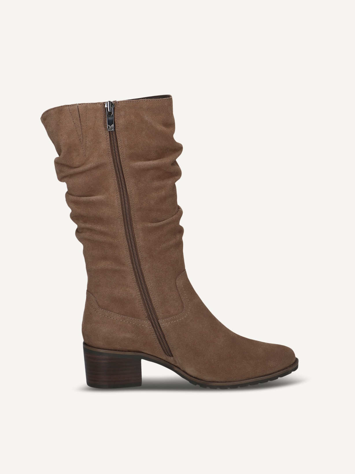 Caprice, Lederstiefelette - beige DK TAUPE SUEDE, Bild 3 von 5