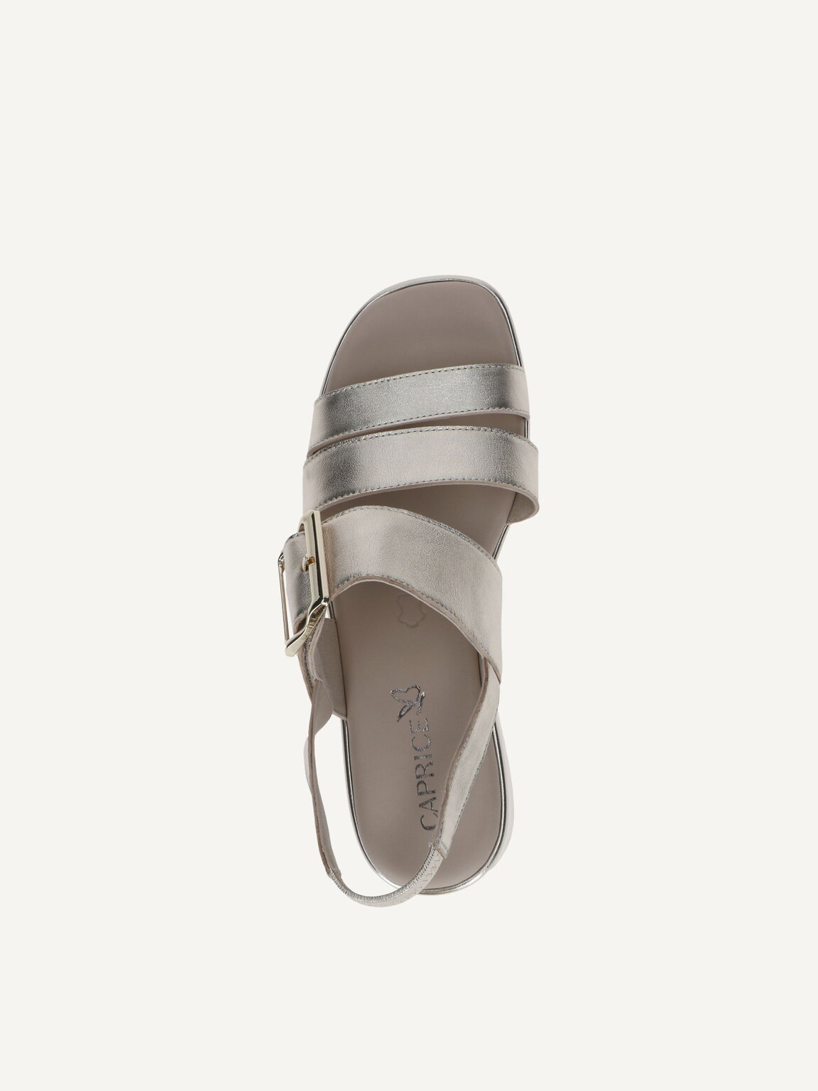 Caprice, Leather Sandal - metallic LT.GOLD METAL., image 5 of 5