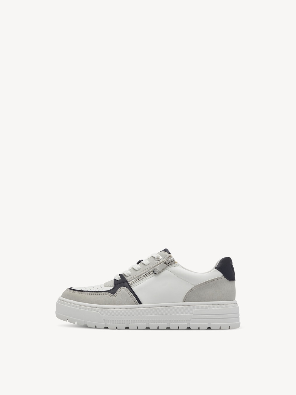 Marco Tozzi, Sneaker - bianco WHITE/BLACK, immagine 1 di 6