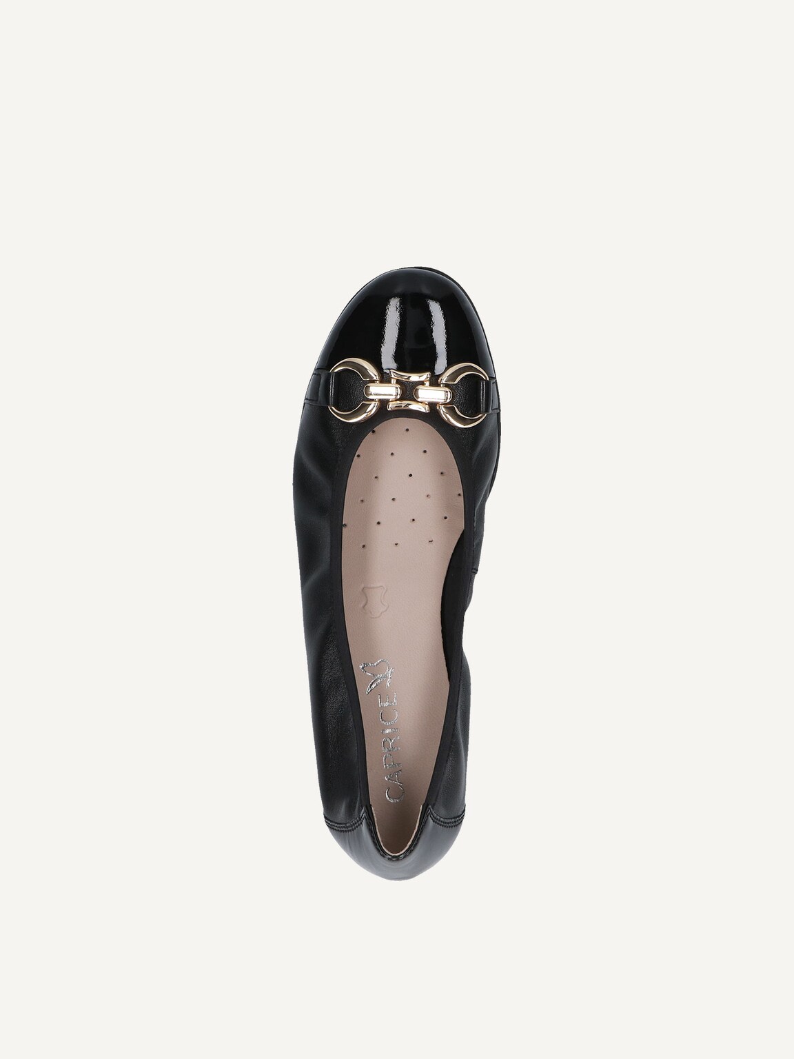 Caprice, Leather Ballerina - black BLACK COMB, image 5 of 5