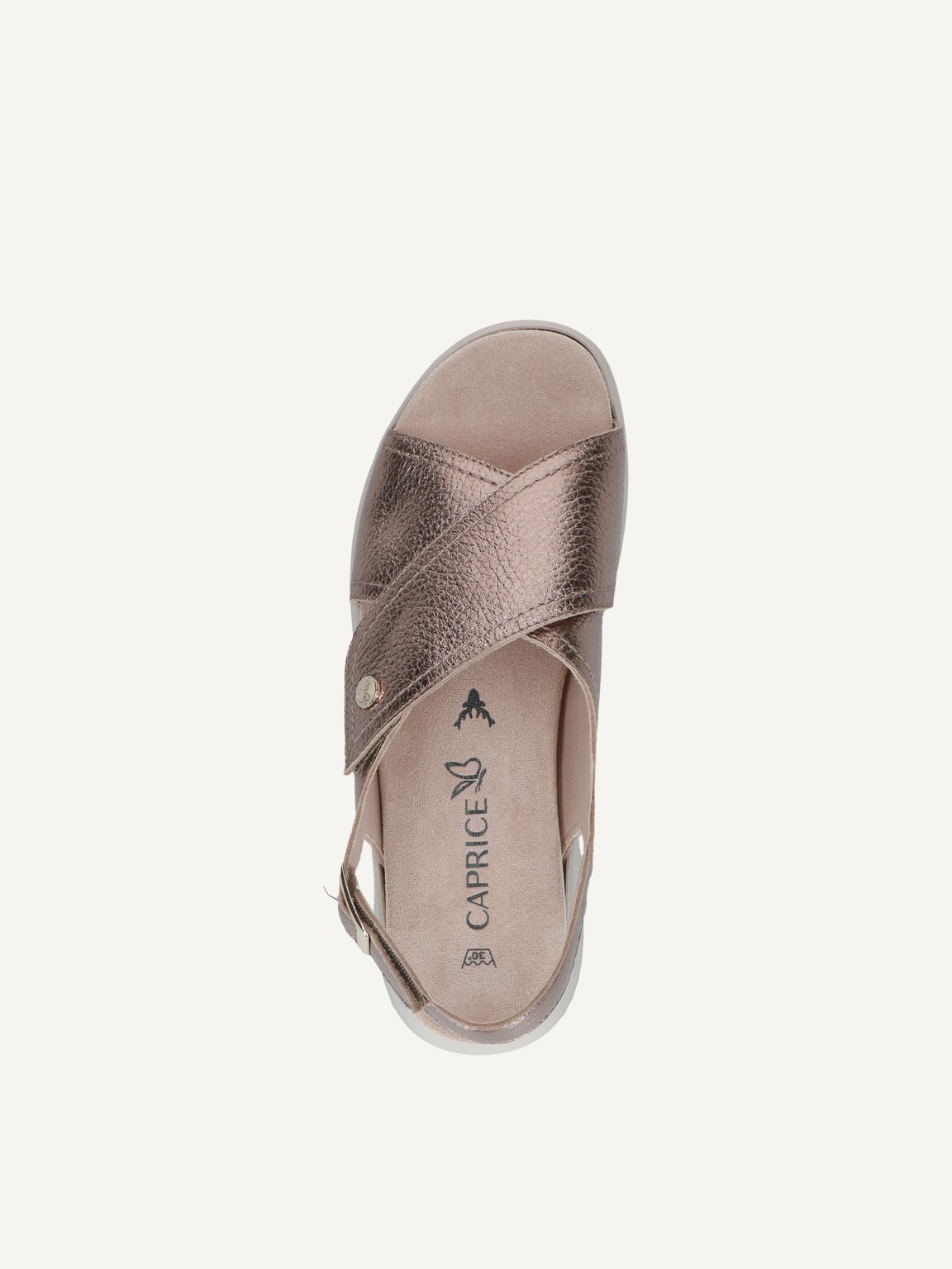 Caprice, Leather Sandal - brown TAUPE MET.DEER, image 5 of 5