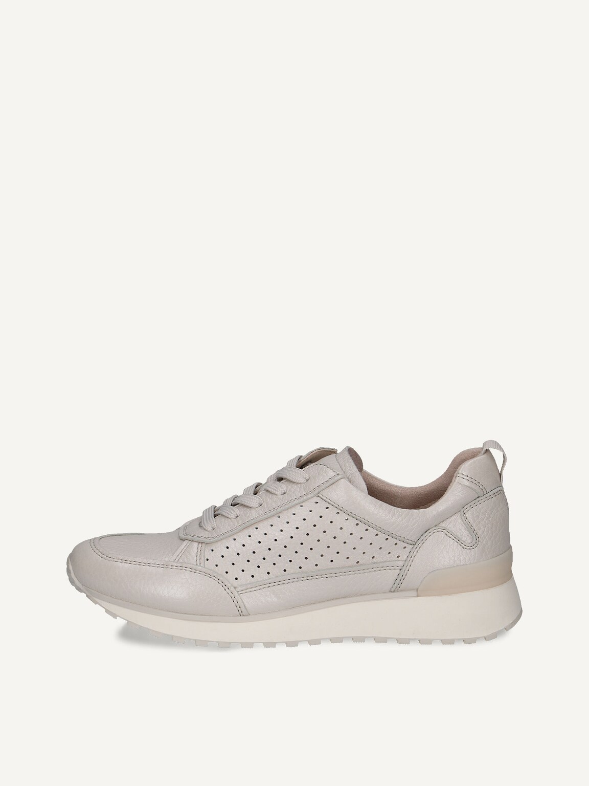 Caprice, Leather Sneaker - white PEARL PERL DEE, image 2 of 5