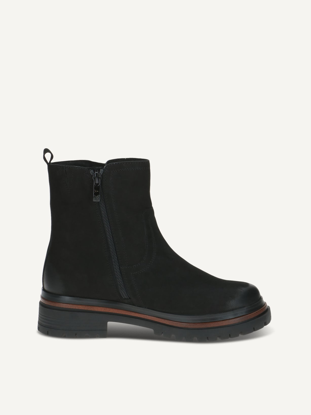 Caprice, Bottine en cuir - noir BLACK NUBUC, image 3 sur 5