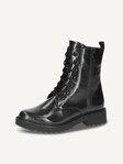 Selected, Caprice, Leather Bootie - black BLACK NAPLAK