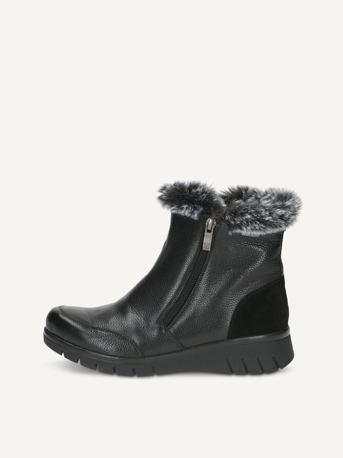 Caprice, Bootie - black warm lining BLACK COMB, image 2 of 5
