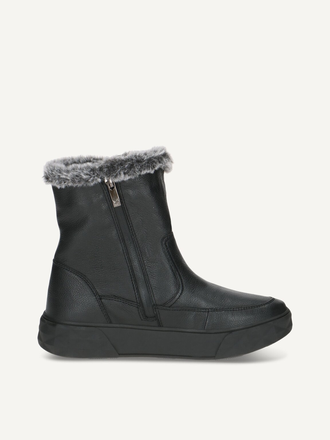Caprice, Bootie - black warm lining BLACK NAPPA, image 3 of 5