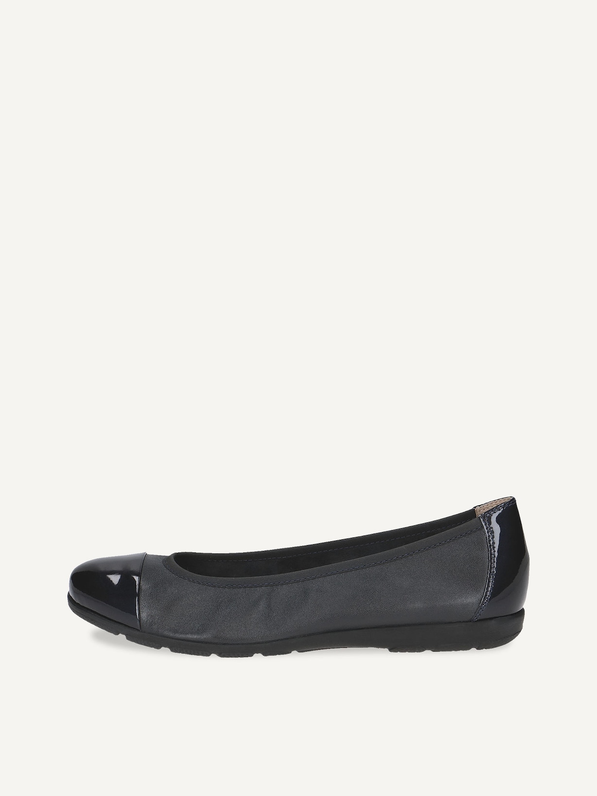 Caprice, Ballerine en cuir - bleu OCEAN COMB, image 1 sur 5