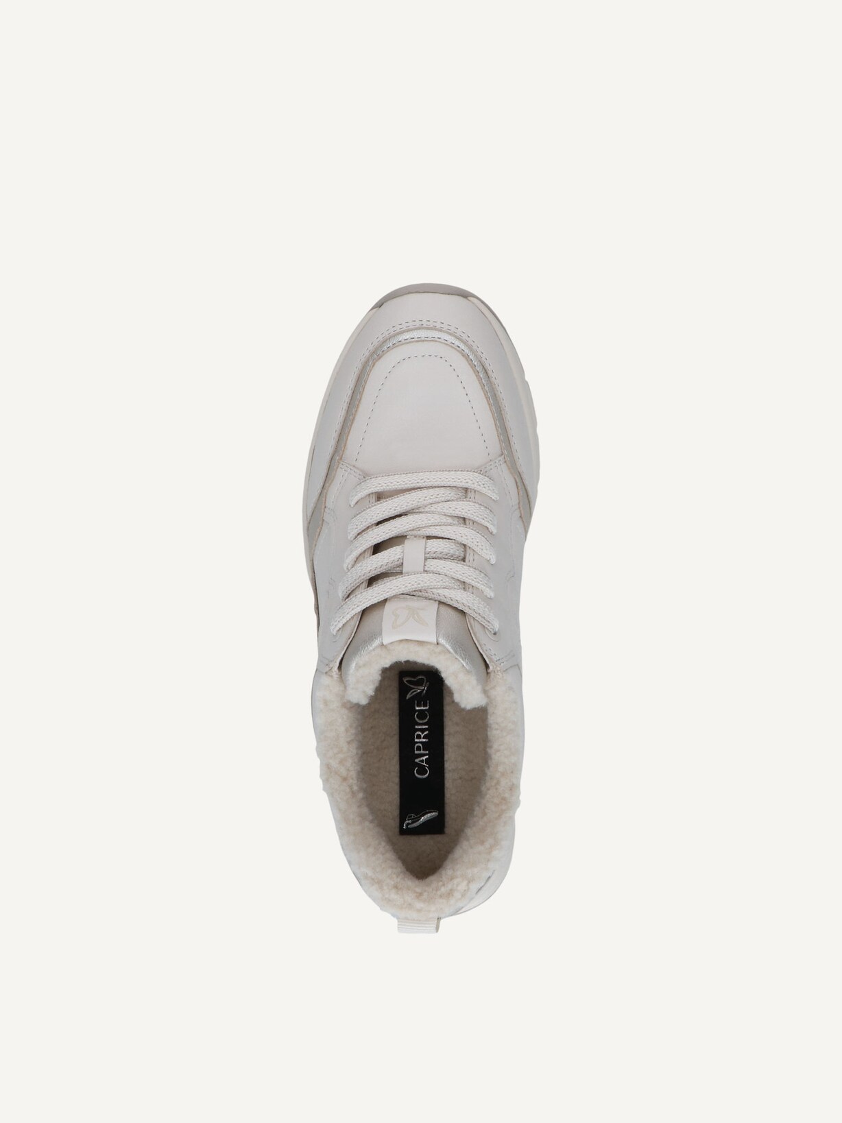 Caprice, Basket en cuir - blanc OFFWHITE COMB, image 4 sur 5