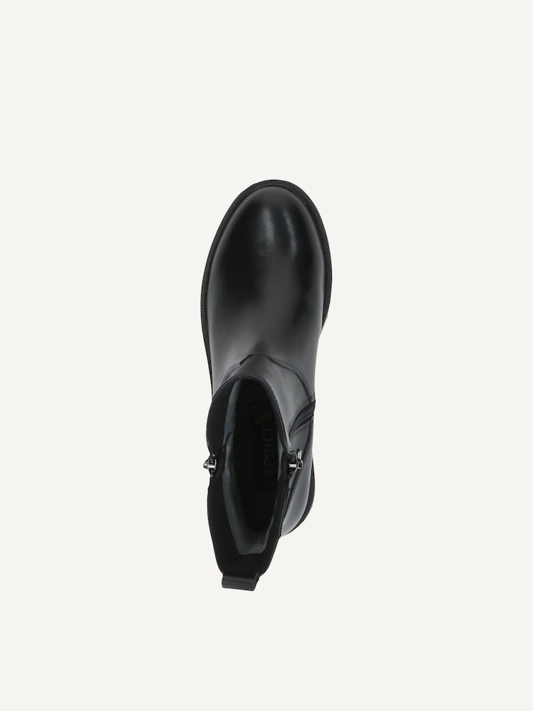 Caprice, Bottine en cuir - noir BLACK NAPPA, image 4 sur 5