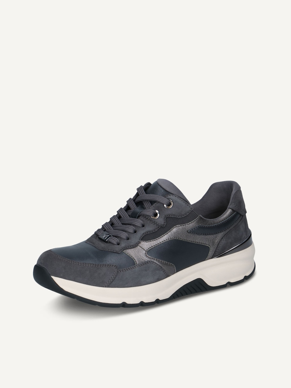 Caprice, Ledersneaker - grau DK GREY COMB, Bild 2 von 5