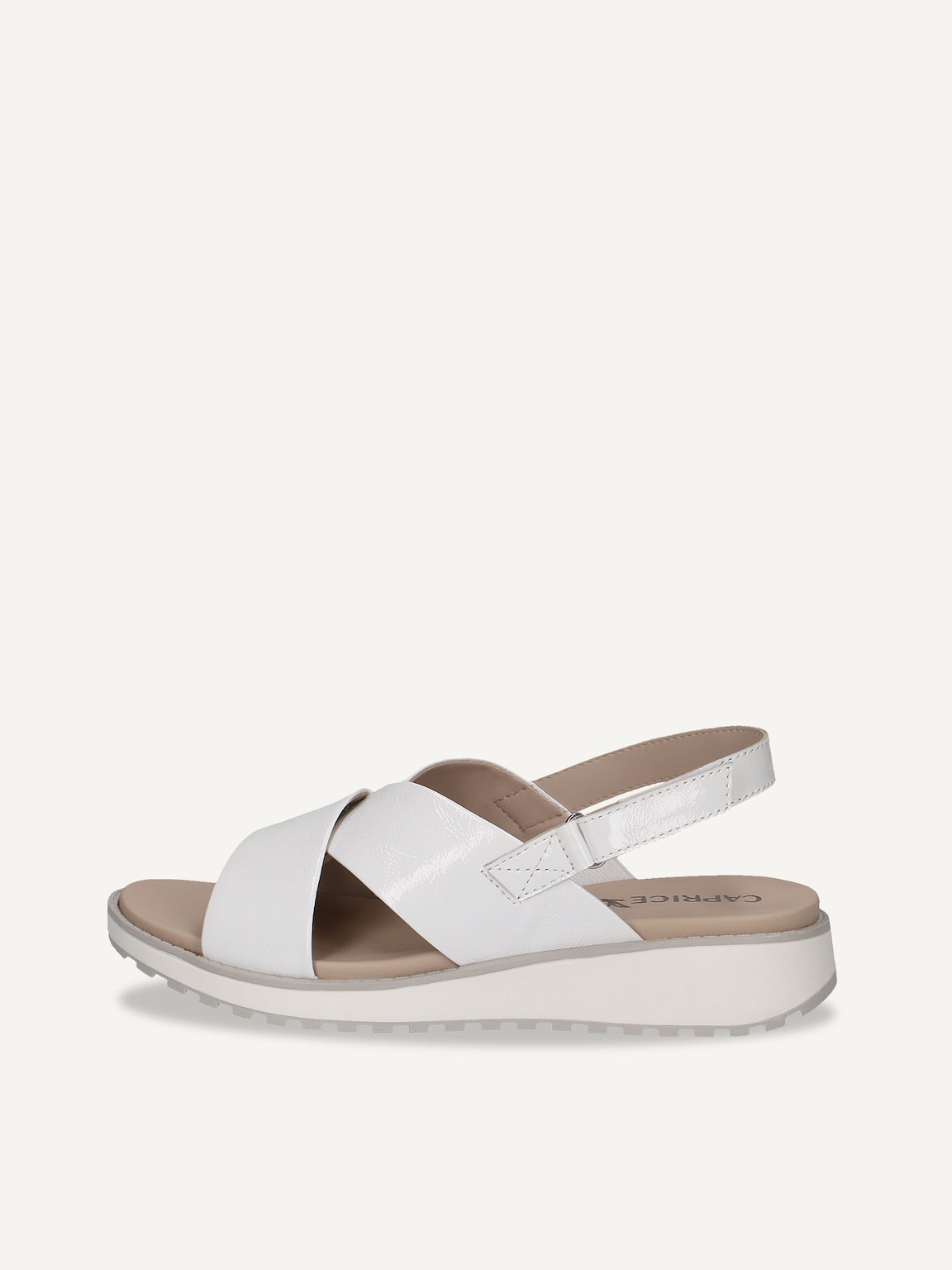 Caprice, Leather Sandal - white WHITE NAPLAK, image 2 of 5