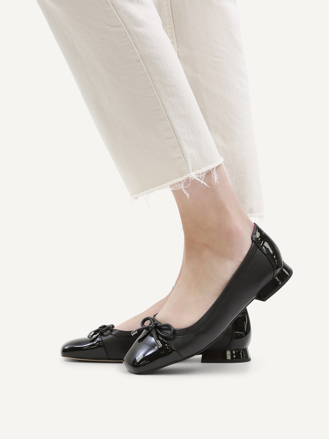 Caprice, Leather Ballerina - black BLACK COMB, image 2 of 6