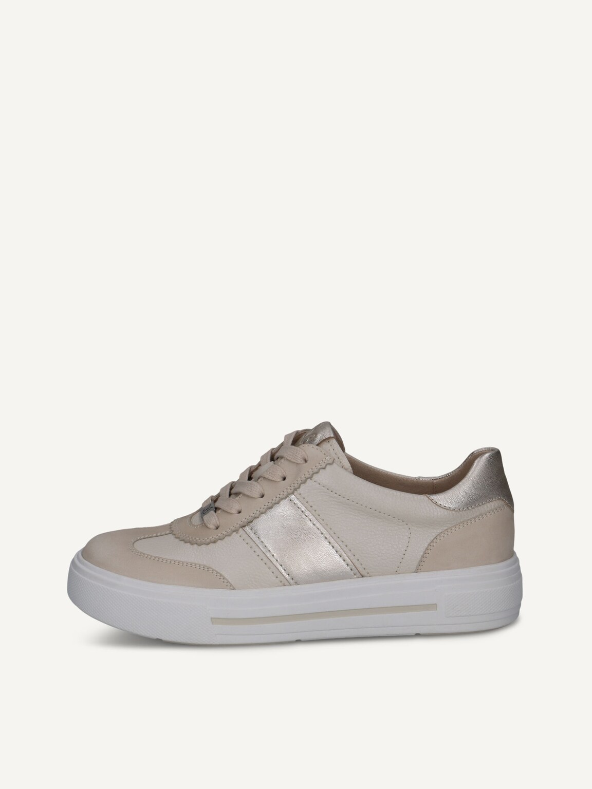 Caprice, Leather Sneaker - white SNOW COMB, image 2 of 5