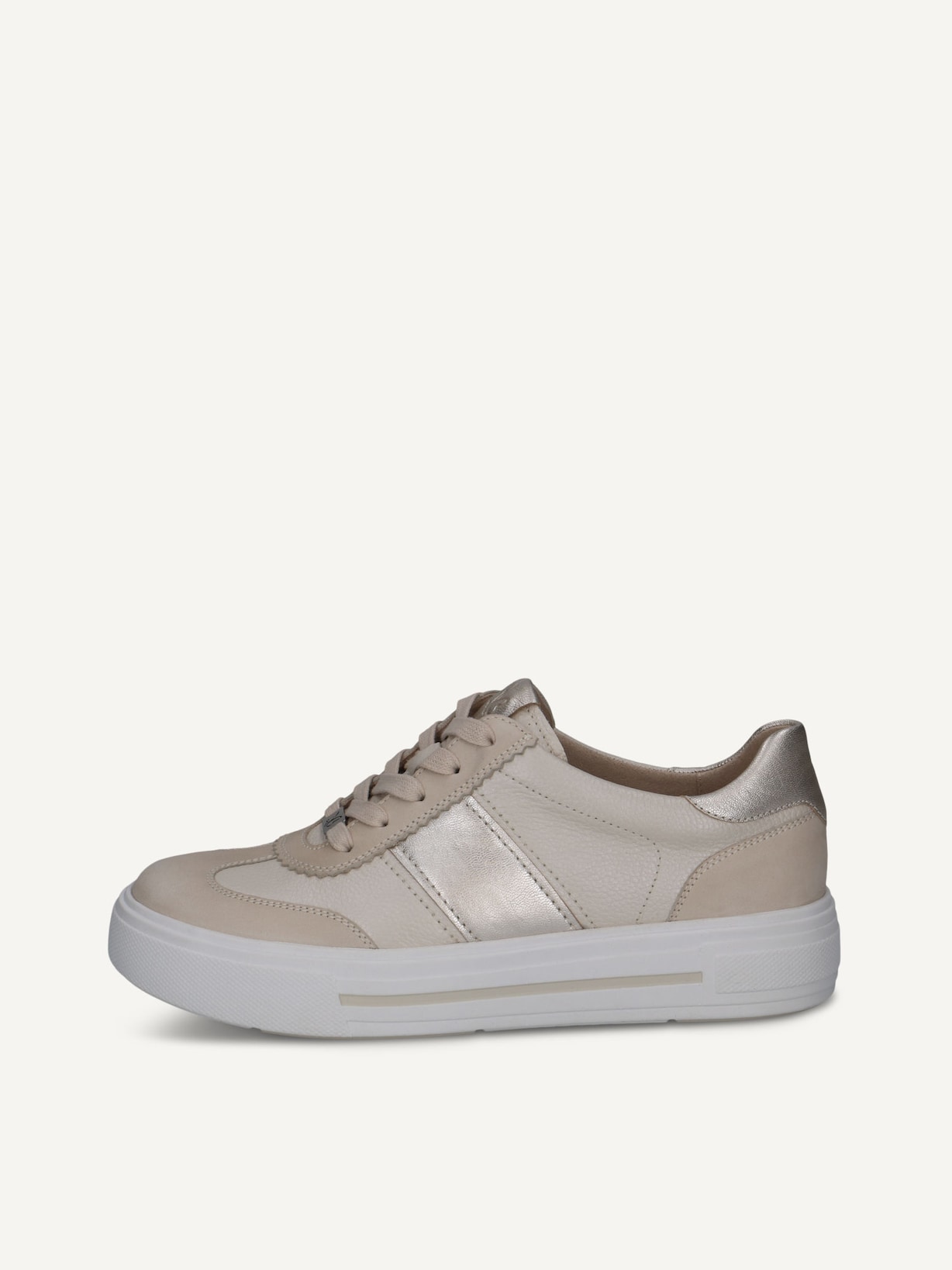 Caprice, Basket en cuir - blanc SNOW COMB, image 1 sur 5