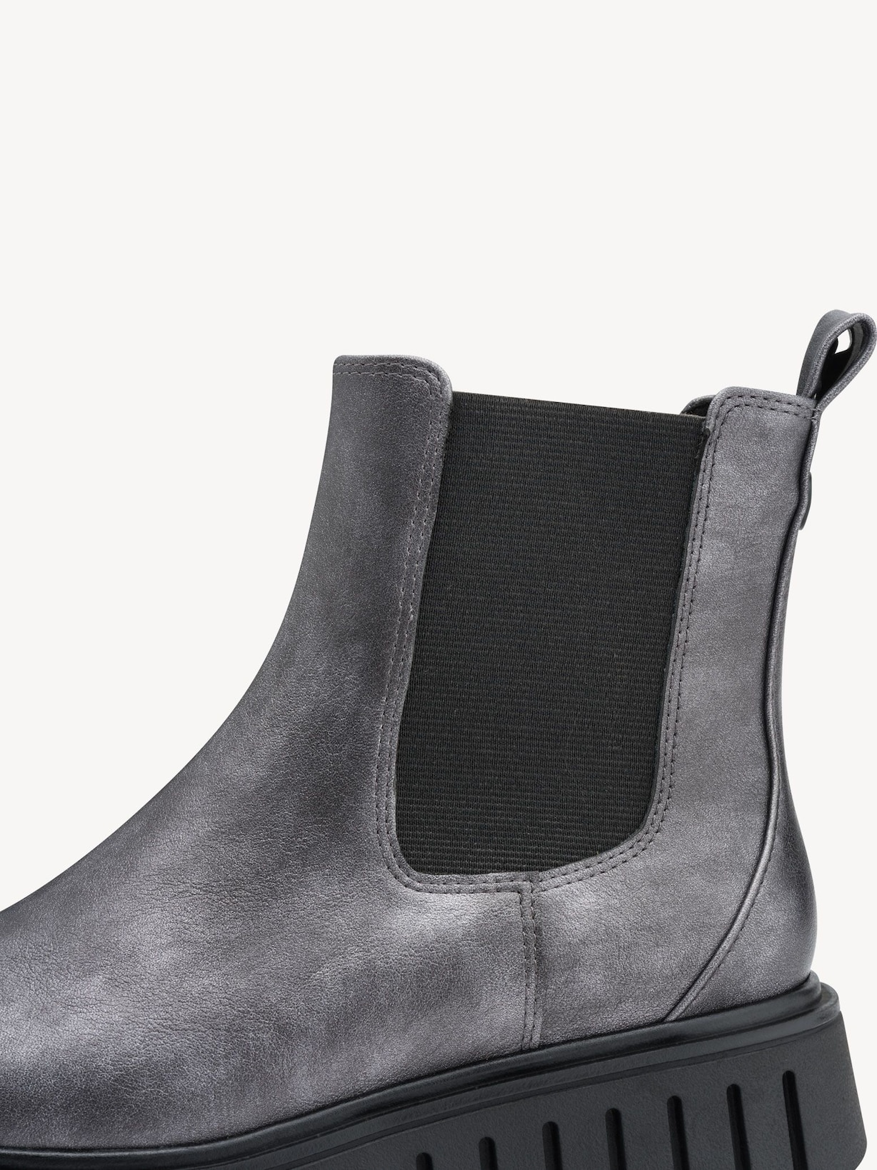 Marco Tozzi, Chelseaboot - metallic PEWTER, afbeelding 5 van 7