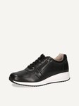 Selected, Caprice, Leather Sneaker - black BLACK NAPPA