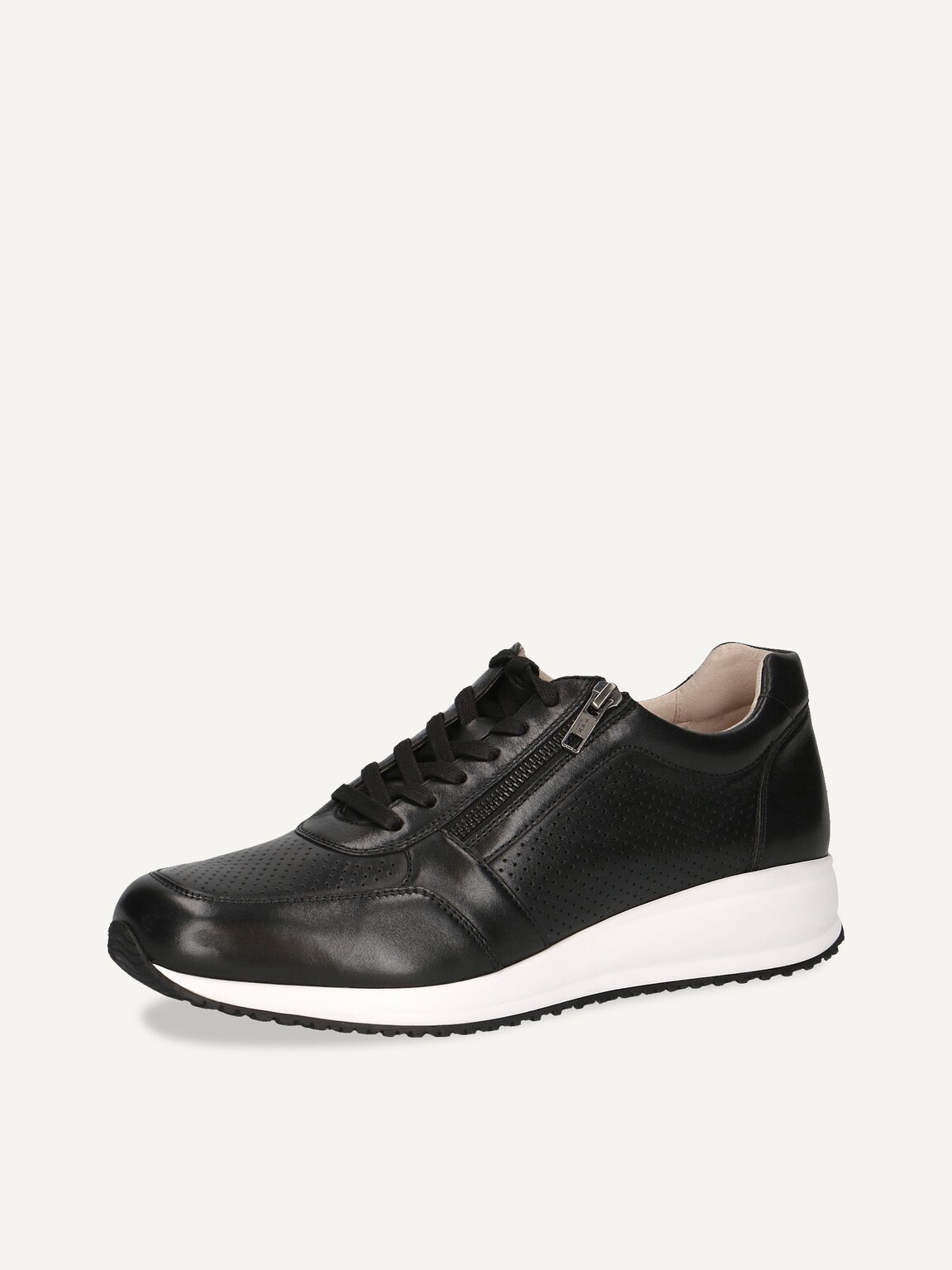 Caprice, Leather Sneaker - black BLACK NAPPA, image 1 of 5