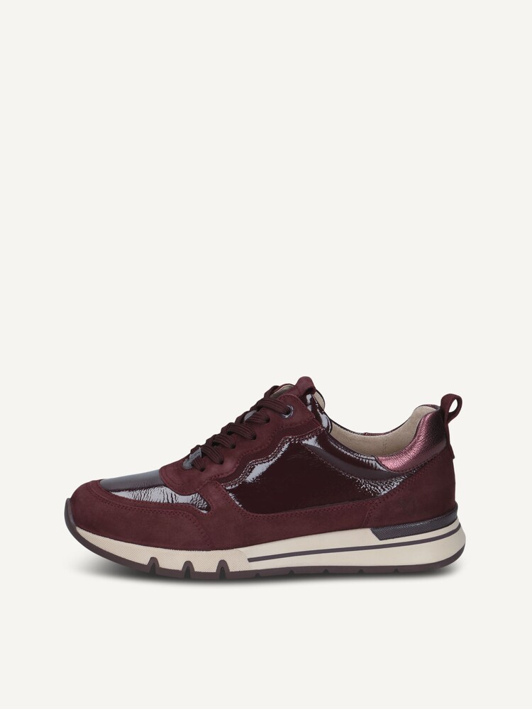 Caprice, Leather Sneaker - red BORDEAUX COMB, image 3 of 6