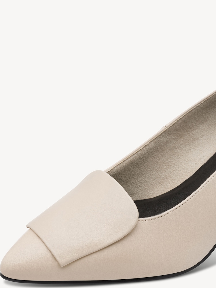 Marco Tozzi, Decolleté - beige CREAM NAPPA, immagine 5 di 6