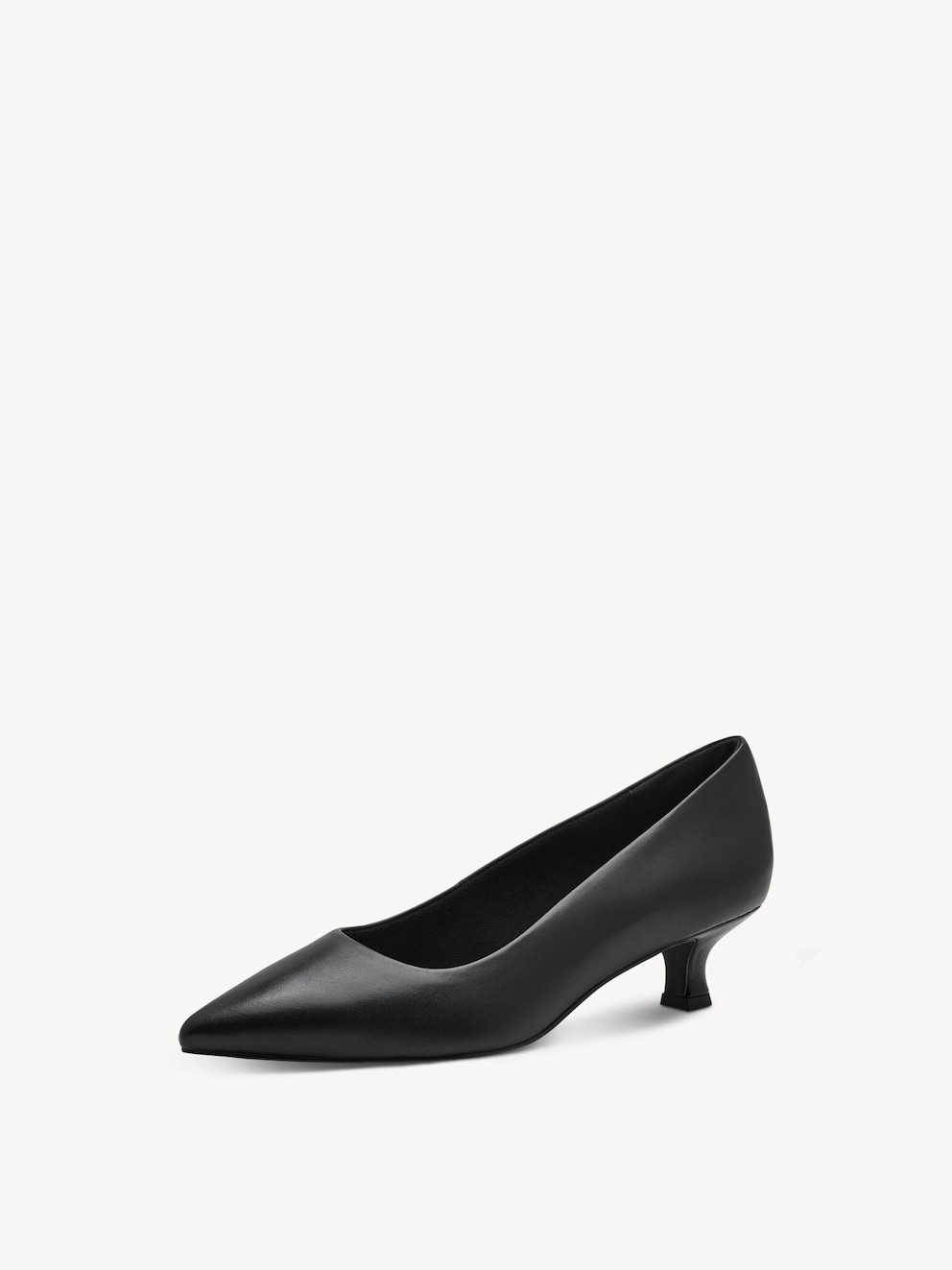 Marco Tozzi, Leather Pumps - black, BLACK NAPPA, Image 2 of 6