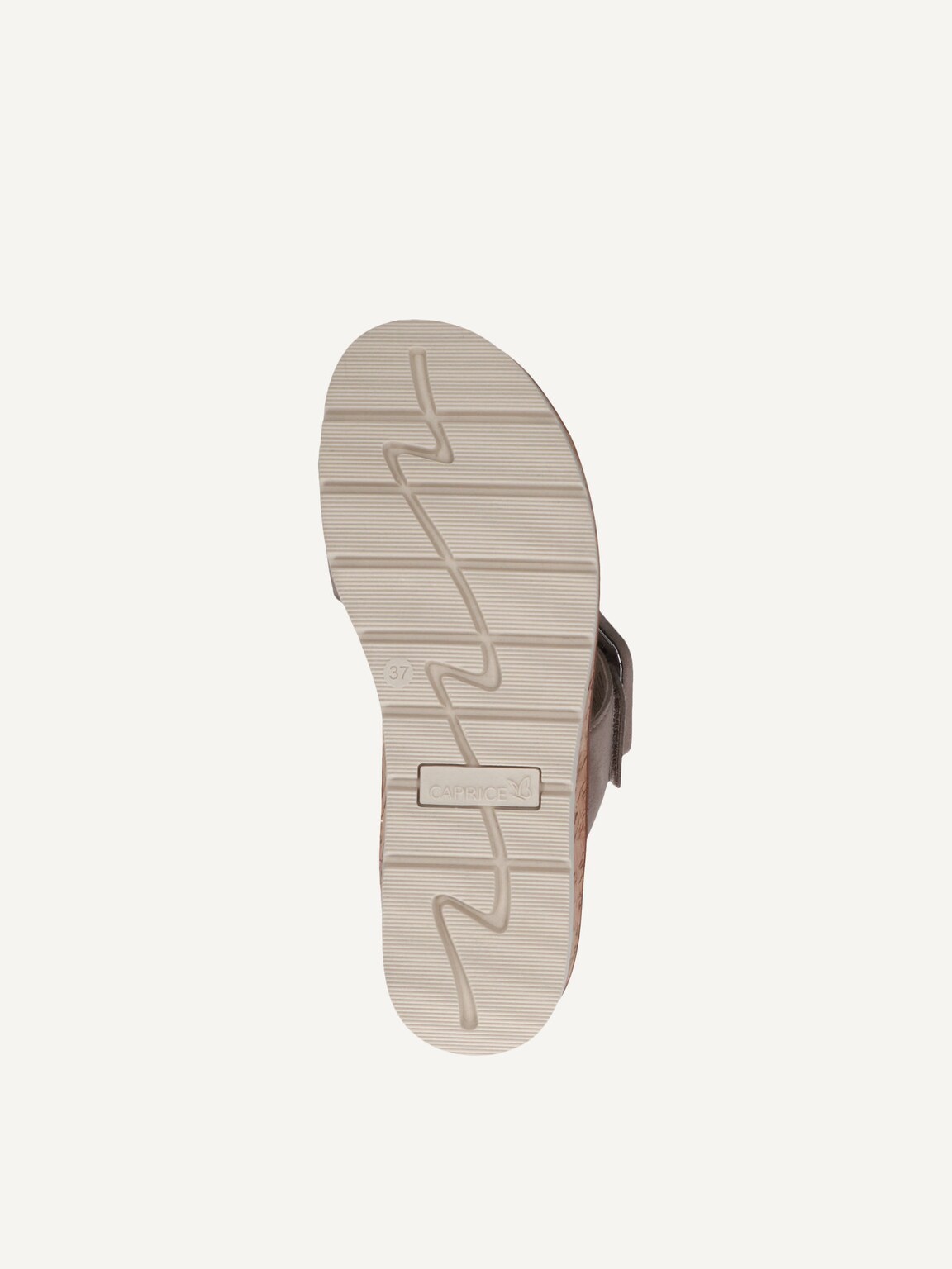 Caprice, Leather Mule - brown TAUPE SUEDE, image 4 of 5