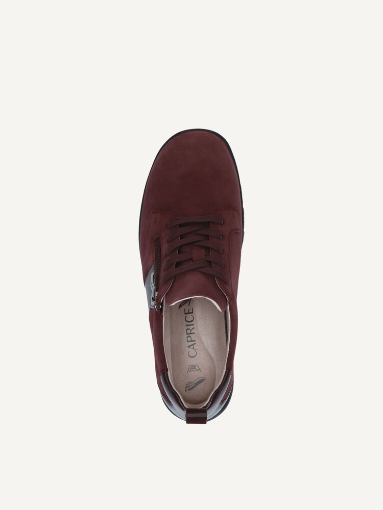 Caprice, Leather Low shoes - red BORDEAUX COMB, image 6 of 6