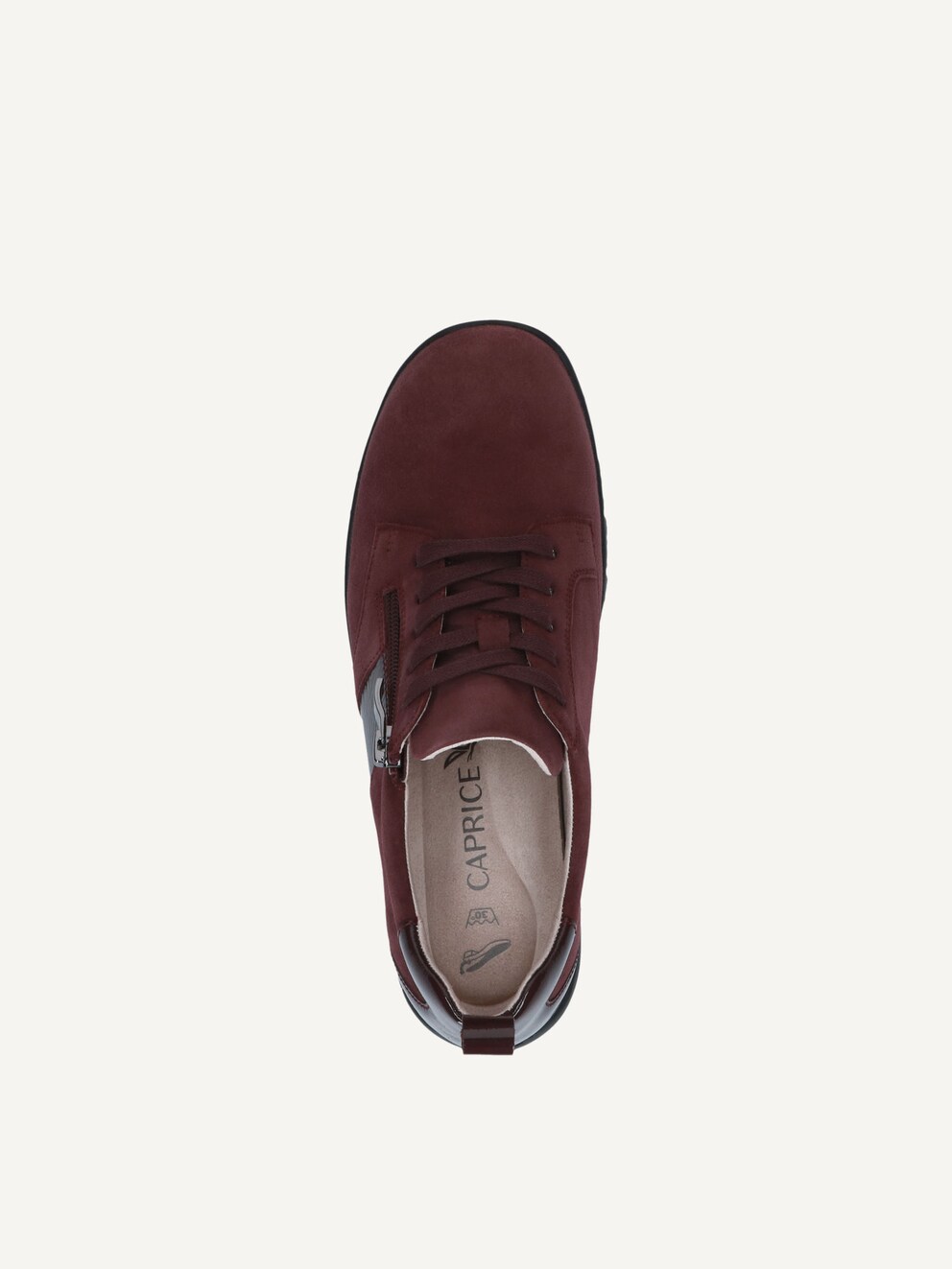 Caprice, Lederhalbschuh - rot BORDEAUX COMB, Bild 5 von 6