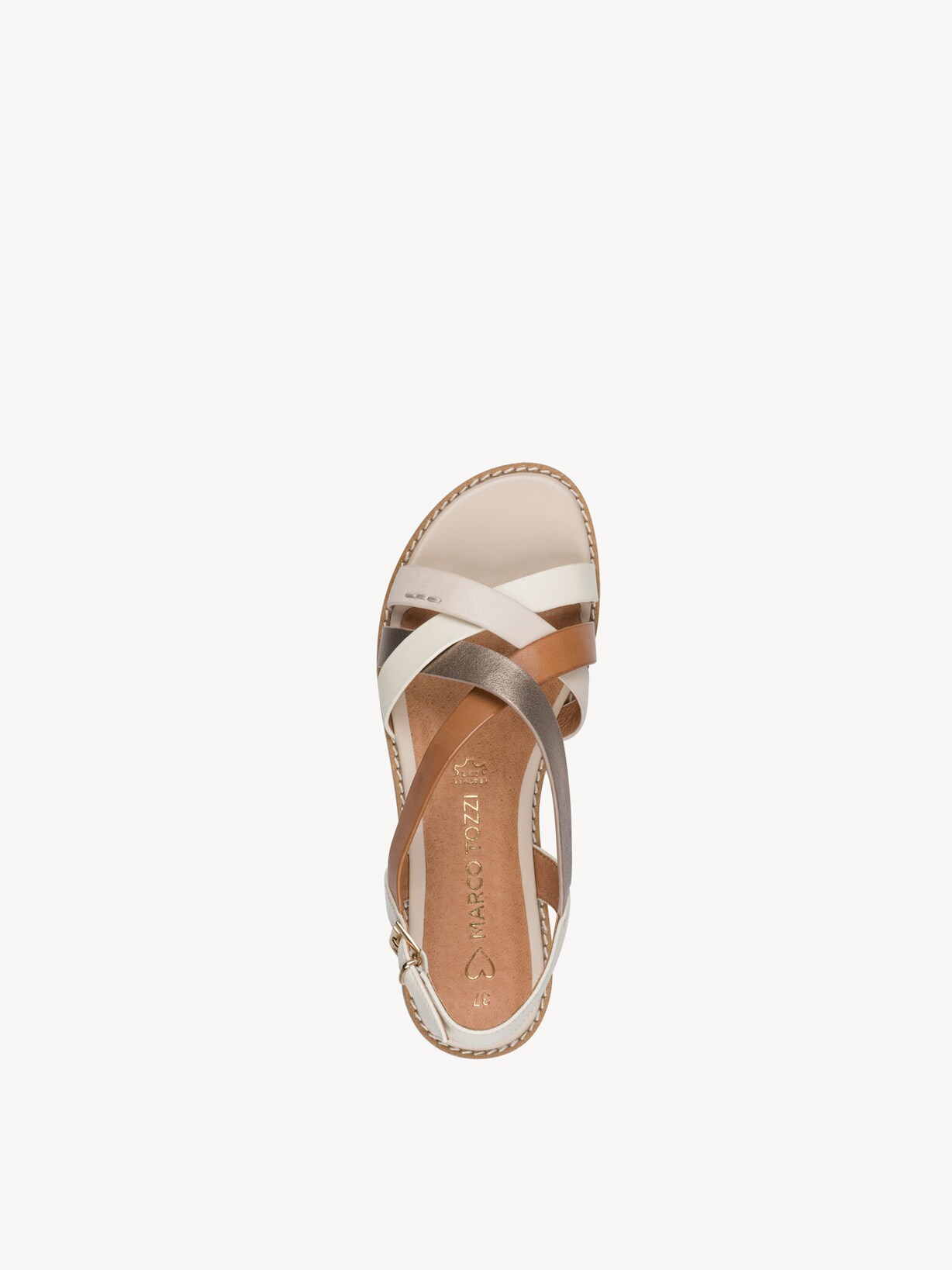 Marco Tozzi, Sandalo - beige CREAM COMB, immagine 5 di 6