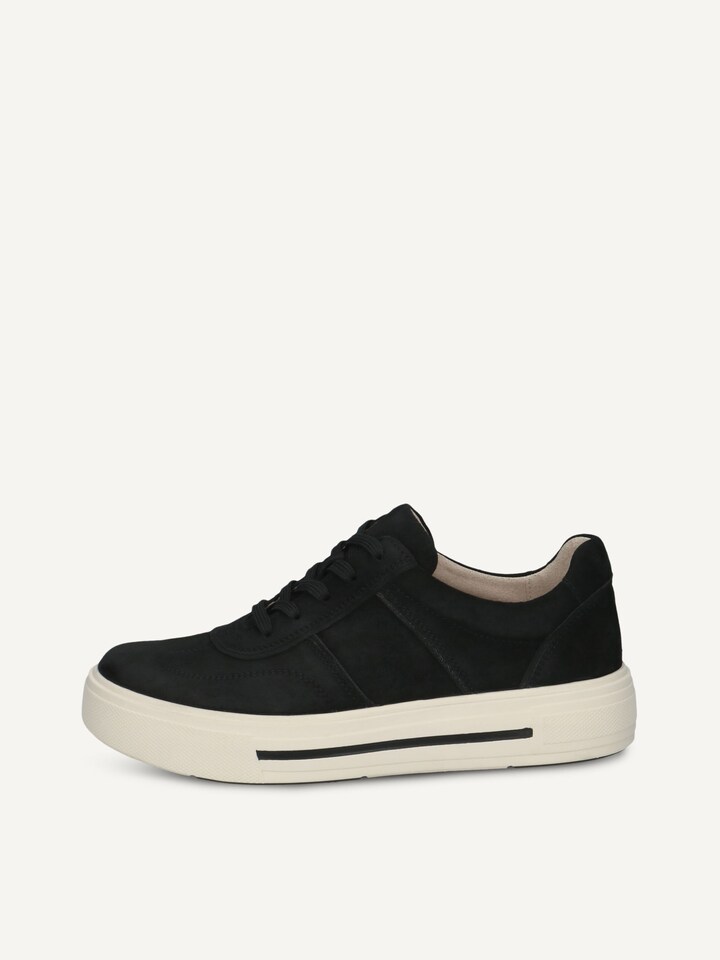 Caprice, Basket en cuir - noir BLACK COMB