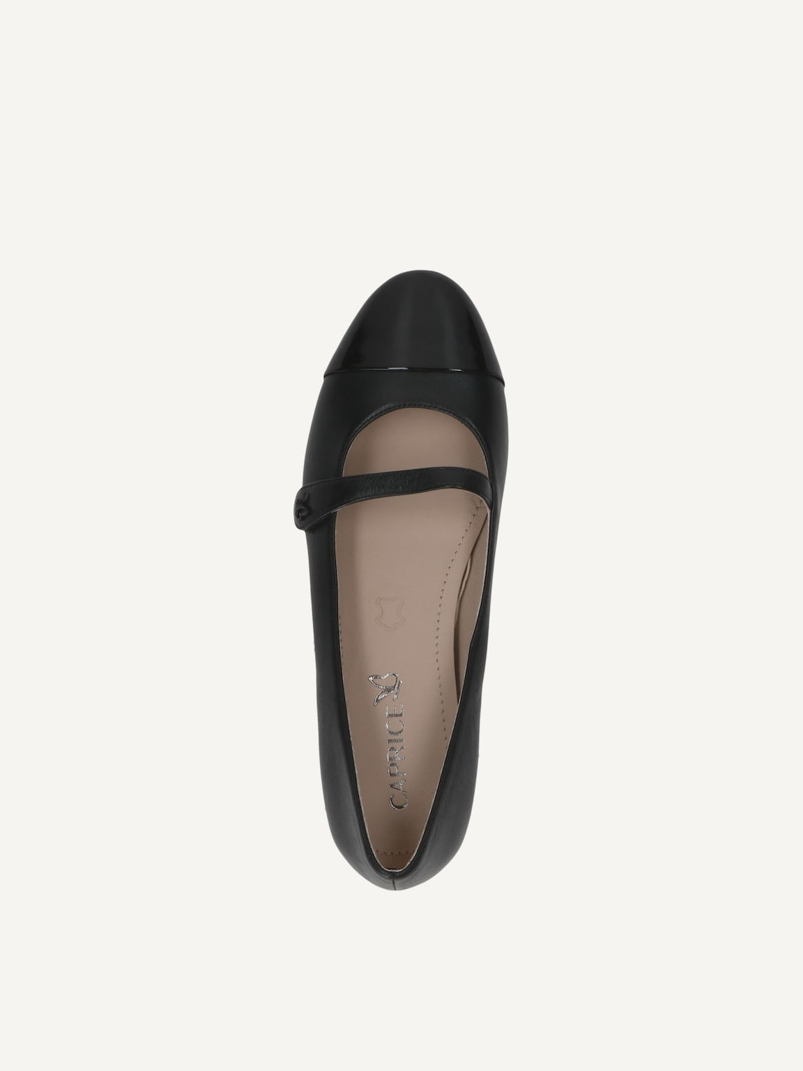 Caprice, Leather Ballerina - black BLACK COMB, image 5 of 5