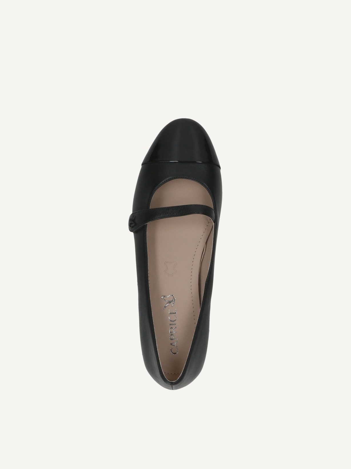 Caprice, Ballerine en cuir - noir BLACK COMB, image 4 sur 5