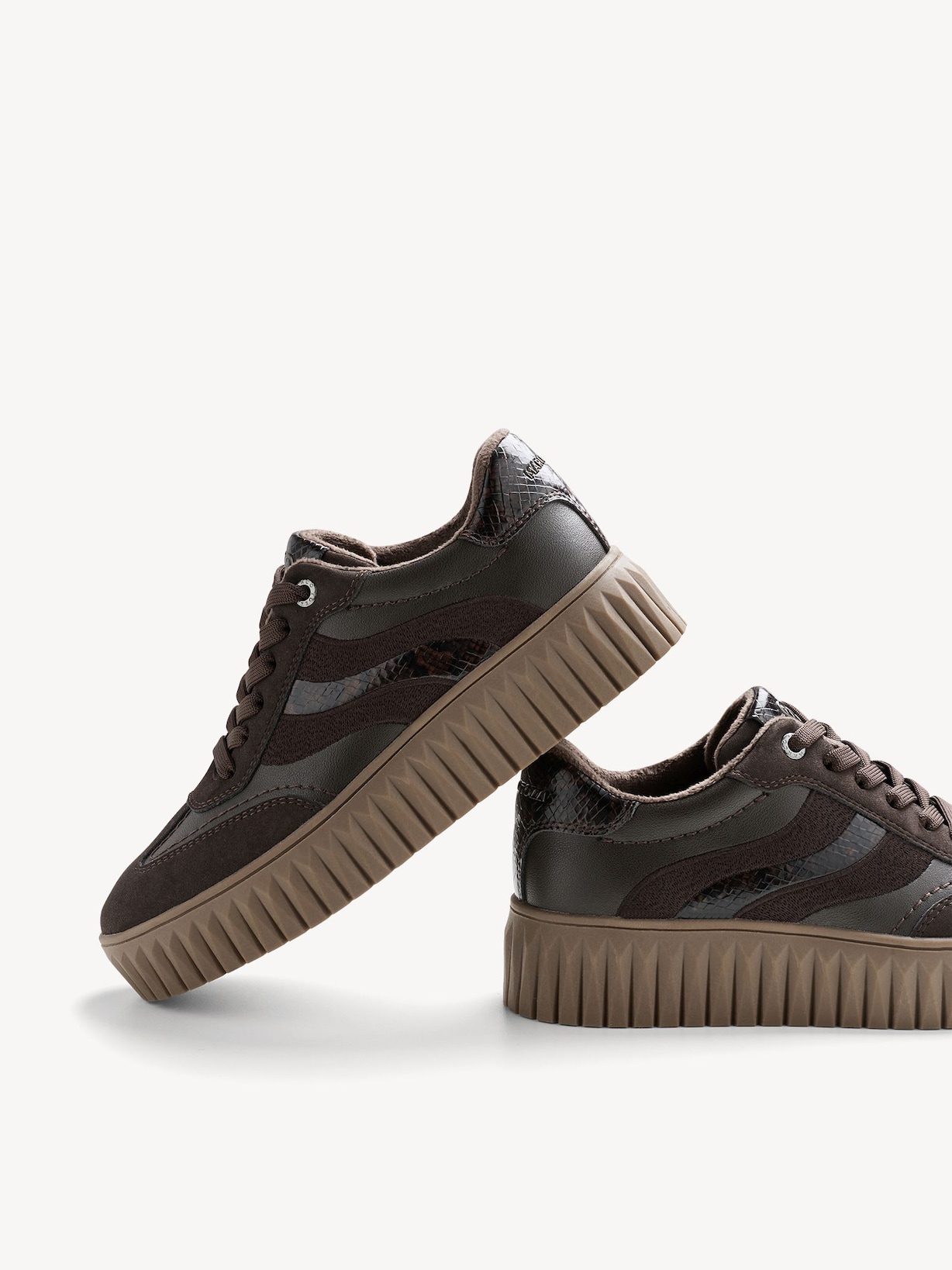 Marco Tozzi, Sneaker - brown MOCCA COMB, image 7 of 7