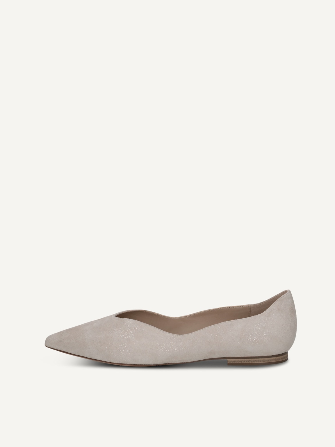 Caprice, Leather Ballerina - grey LT GREY SPARKL, image 2 of 5