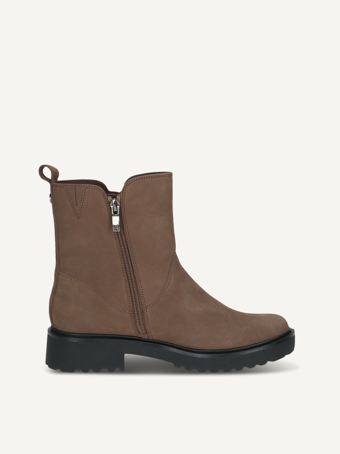 Caprice, Leather Bootie - beige TAUPE NUBUC, image 4 of 6
