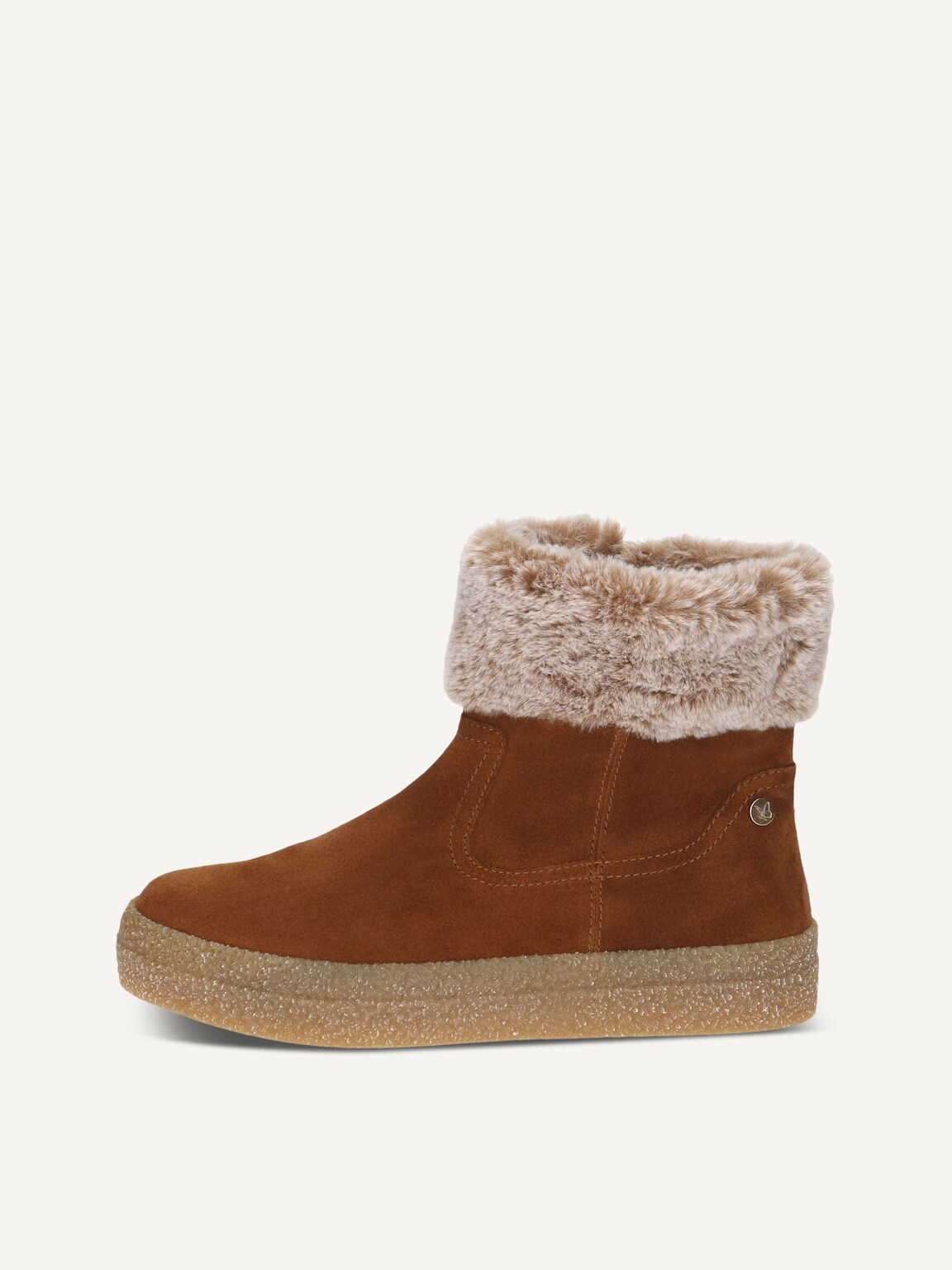Caprice, Bootie - brown warm lining NUT SUEDE, image 2 of 5