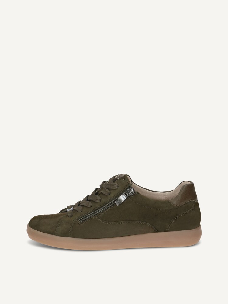 Caprice, Leather Sneaker - khaki KHAKI SUEDE, image 3 of 6