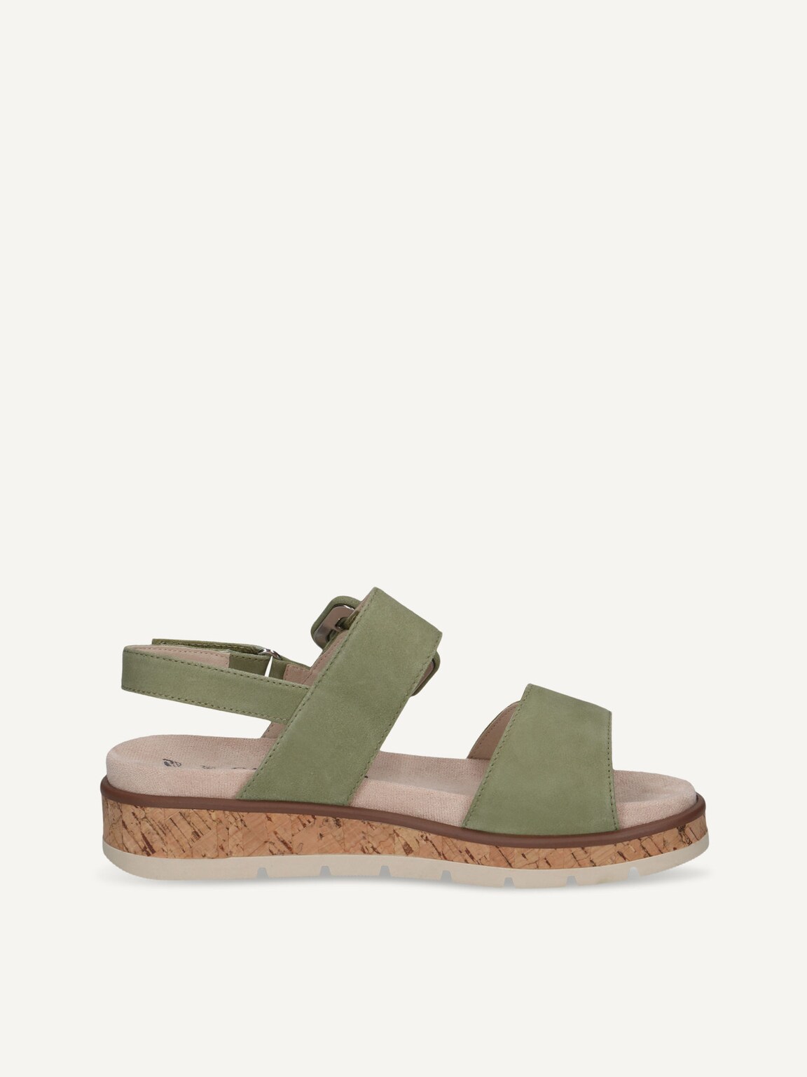 Caprice, Leather Sandal - green GREEN SUEDE, image 3 of 5