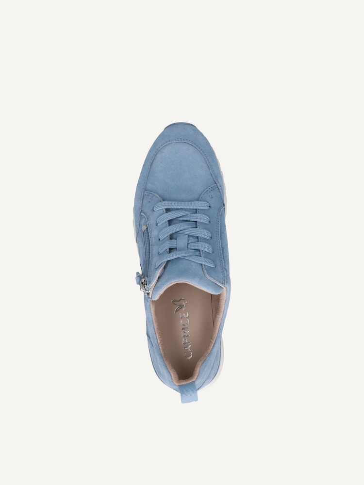 Caprice, Basket en cuir - bleu BLUE SUEDE, image 4 sur 5