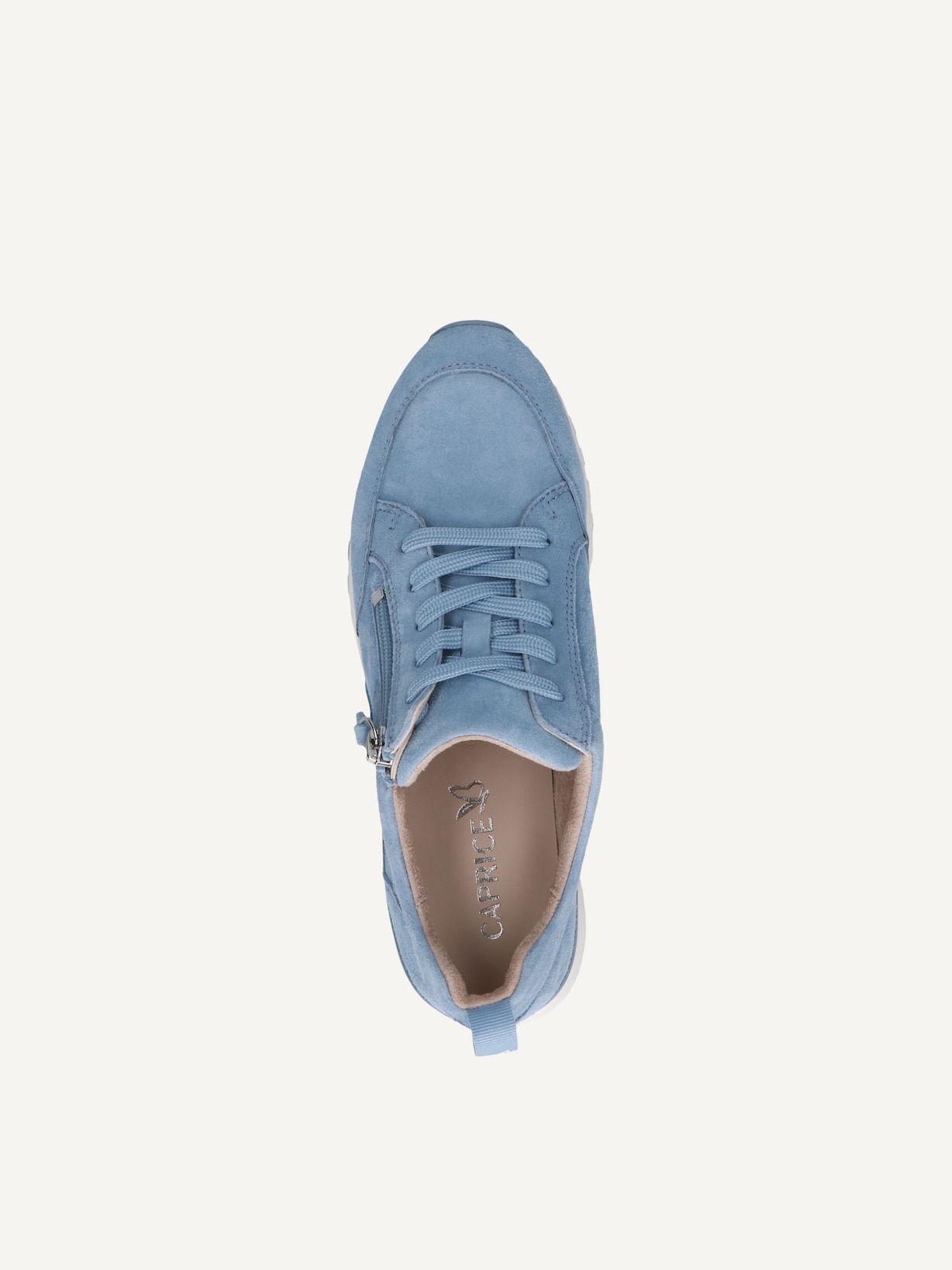 Caprice, Basket en cuir - bleu BLUE SUEDE, image 4 sur 5