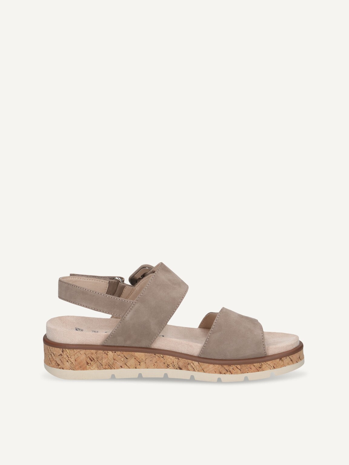 Caprice, Leather Sandal - brown TAUPE SUEDE, image 5 of 7