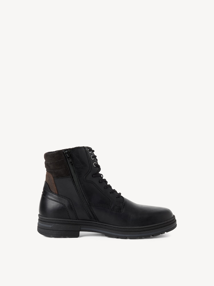 Marco Tozzi, Leather Bootie - black, BLACK COMB, Image 6 of 6