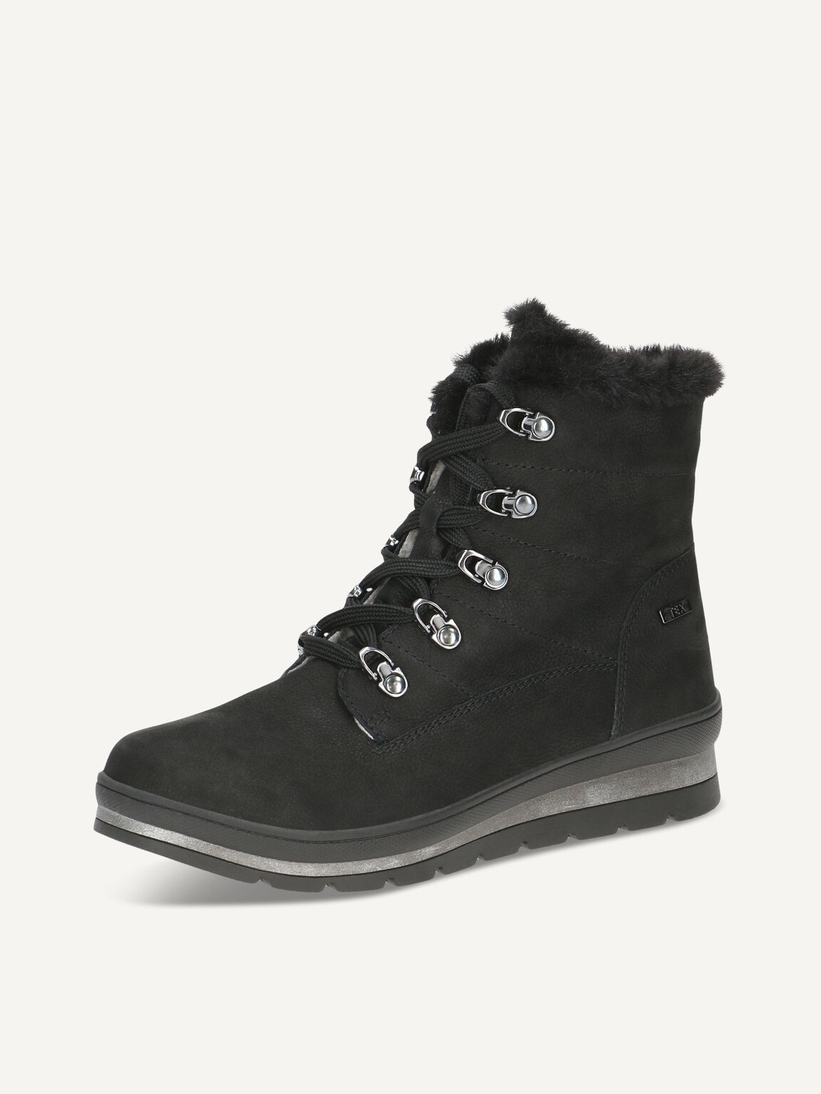 Caprice, Bootie - black warm lining BLACK NUBUC, image 1 of 5
