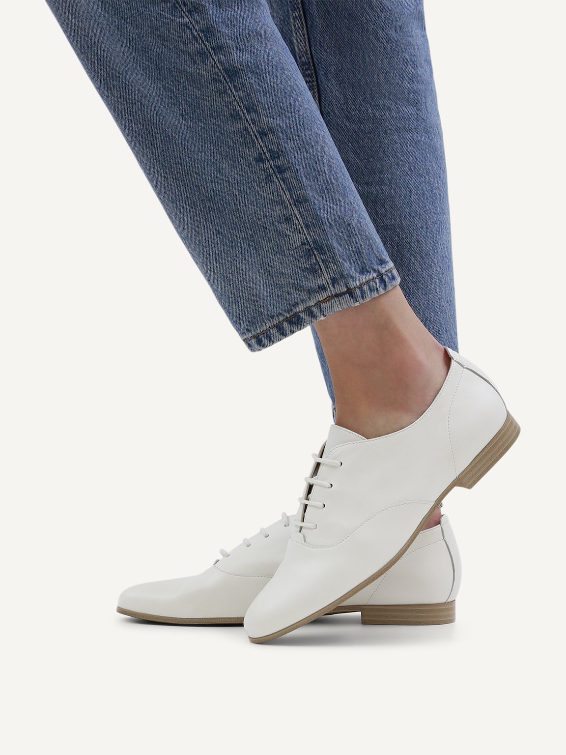 Caprice, Leather Low shoes - white WHITE NAPPA, image 2 of 6
