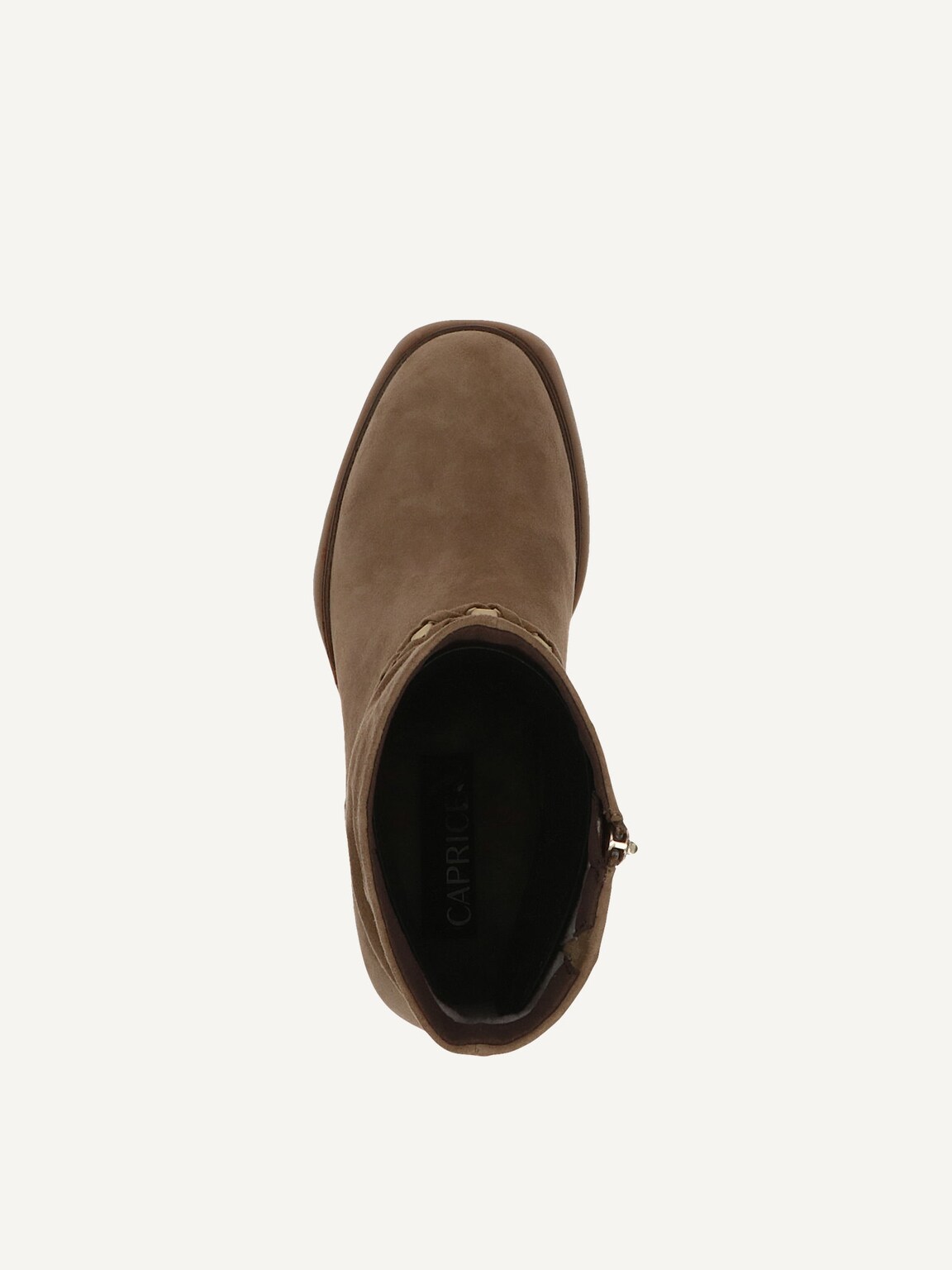 Caprice, Leather Bootie - khaki OLIVE SUEDE, image 6 of 6