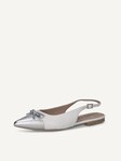 Selected, Caprice, Ballerina - white WHITE/SILVER