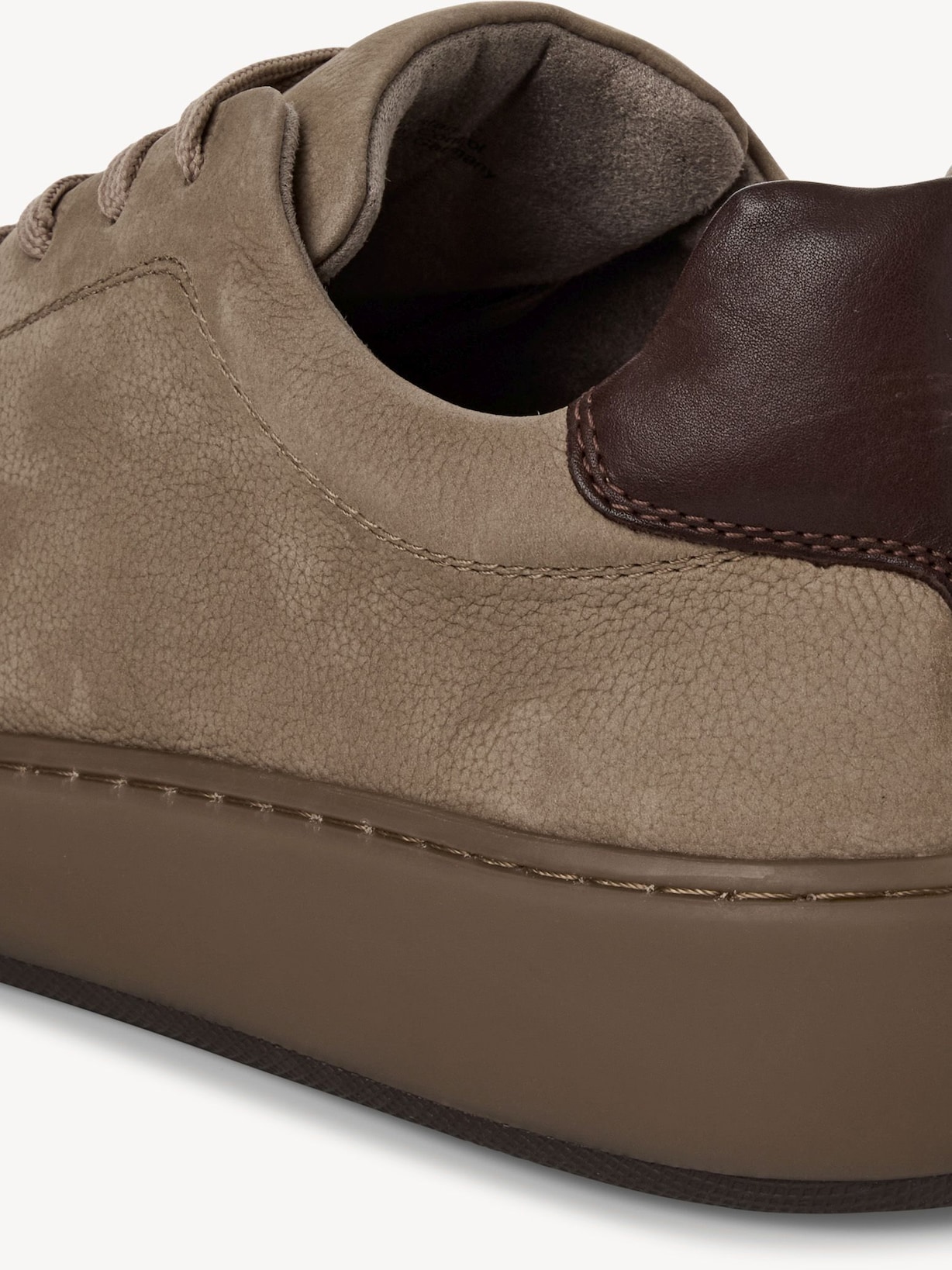 Marco Tozzi, Ledersneaker - beige TAUPE NUBUCK, Bild 4 von 6