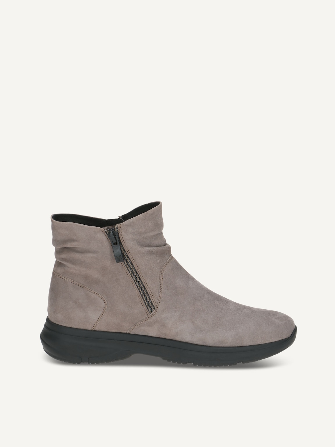 Caprice, Leather Bootie - beige DK TAUPE SUEDE, image 4 of 6