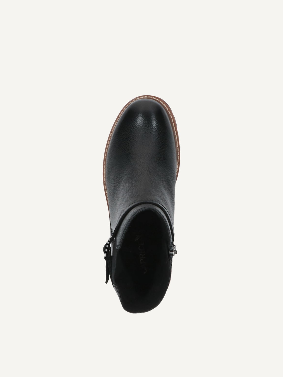 Caprice, Leather Bootie - black warm lining BLACK NAPPA, image 5 of 5